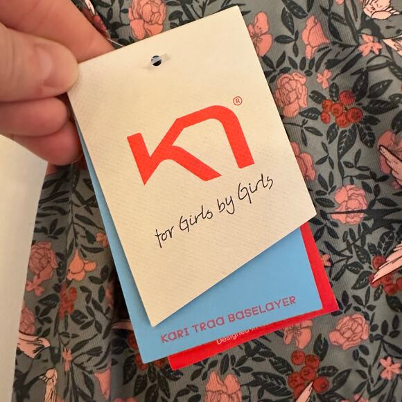 Kari Traa Women's Fryd Baselayer Bottoms Thermal Pants Murk Pattern Large - Picture 7 of 10